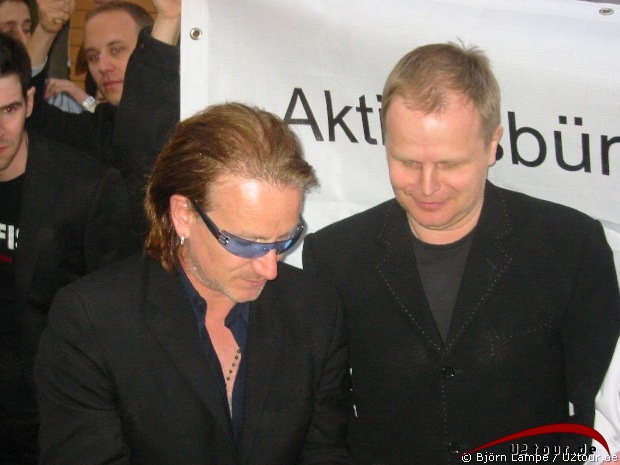 Bono und Herbert Grönemeyer